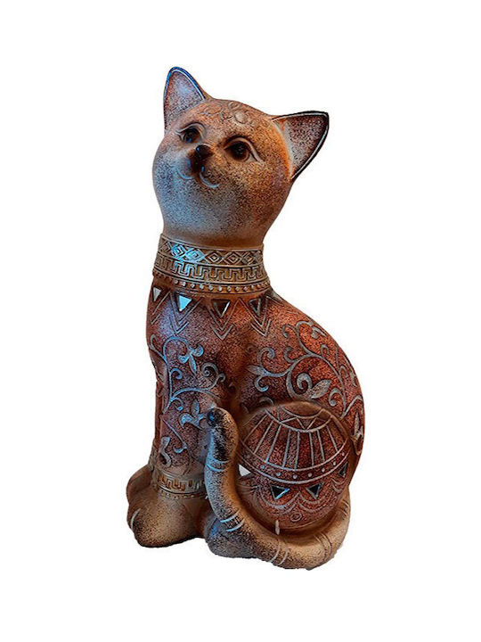 Decorative Polyresin Cat 9x18cm Inart 3-70-001-7178 Inart