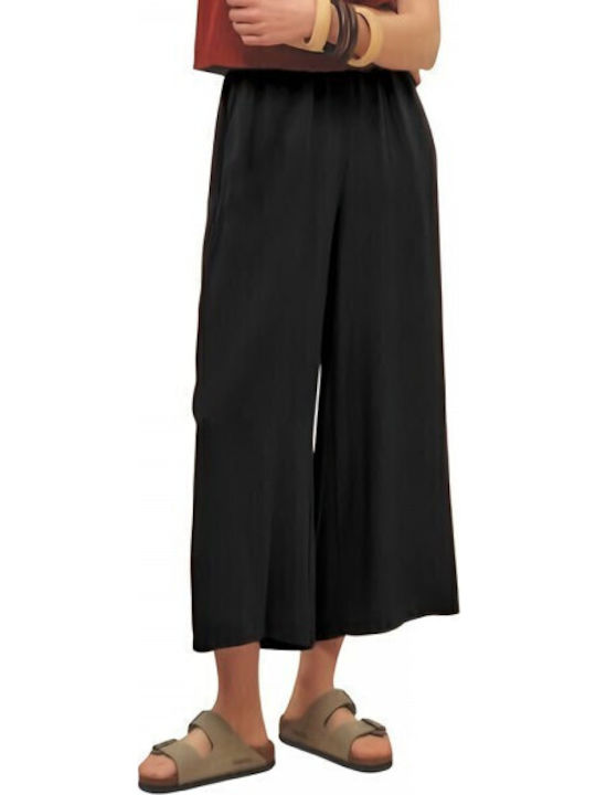 Namaste Women's Fabric Trousers in Wide Leg Sty...
