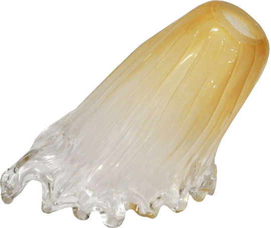 Lampshade Glass Replacement E14 Amber 15x10x12cm Sinialo 2900590