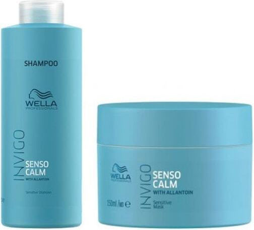Wella Professionals Invigo Senso Calm Seturi Pentru Par Iluminare Cu Șampon Și Mască 2 Bucăți