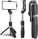Verk Group Selfie-Stick Handy-Stative Bluetooth Schwarz