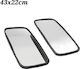 Truck Mirror Set 43x22cm 2pcs Jn-2647-74 Black