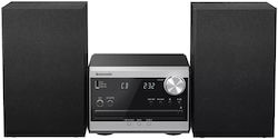 Panasonic Ηχοσύστημα 2.0 SC-PM270EG-S 20W με Digital Media Player, WiFi και Bluetooth Ασημί Panasonic Ηχοσύστημα 2.0 SC-PM270EG-S 20W με Digital Media Player, WiFi και Bluetooth Ασημί