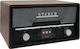 Denver MDA-525DW Retro Επιτραπέζιο Ραδιόφωνο DAB+ με Bluetooth και USB Καφέ