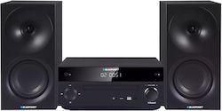 Blaupunkt Sistem audio 2 50W cu CD Player, WiFi și Bluetooth Negru Blaupunkt Sistem audio 2 50W cu CD Player, WiFi și Bluetooth Negru