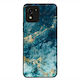 Sonique Marble Serie Hülle Vivo Y01 4G Blau