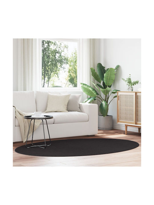 vidaXL Anti-slip Rug Outdoor Rectangular Black
