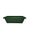 Atmosphera Festone Planter Box Plastic Green - Cypress 40x20x14cm.