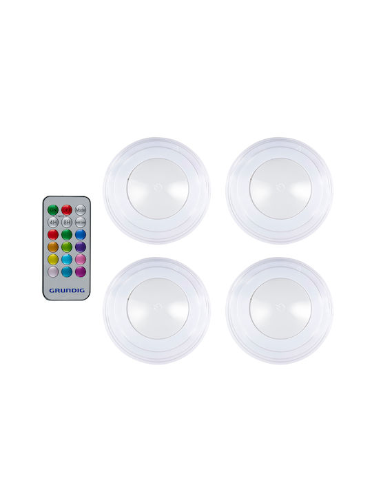 Grundig Dekorative Lampe Weiß 4Stück