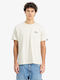 Print T T-shirt Μπεζ