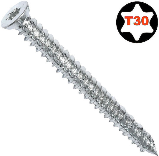 Zement-Schrauben Torx Verzinkt mit Durchmesser M7.5 und Länge 132mm 100Stück