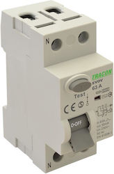 Tracon Electric Elektrische Schaltpaneel-Druckknopfschalter 230V 63A