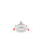 Inlight Metallic Recessed Spot with Socket GU10 White 1pcs X00300W
