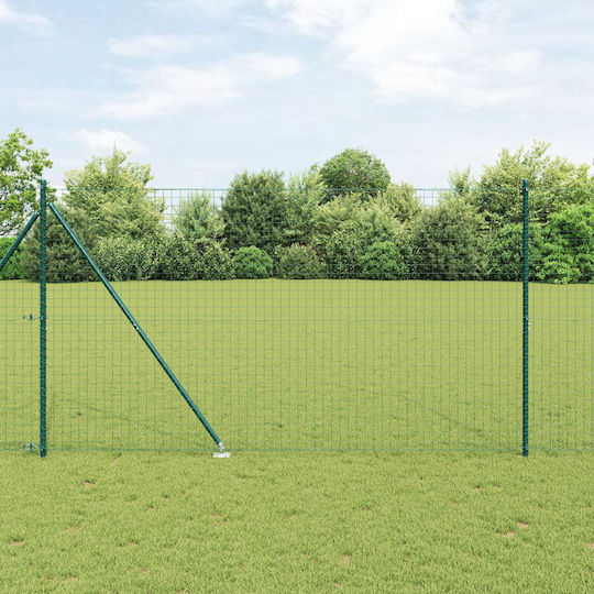 vidaXL Draht für Gartenzaun aus Stahl 3.2x3.2cm 26Stück Green