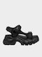 Juyce Women's Flat Sandals Sporty Black