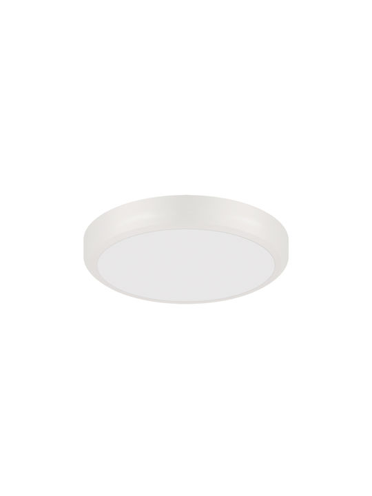 Struhm Plastic Recessed Spot with Integrated LED and Natural White Light White 1pcs
