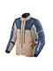 Rev'IT Sand 5 H2O Winter Herren Motorradjacke Wasserdicht Sand / Blue