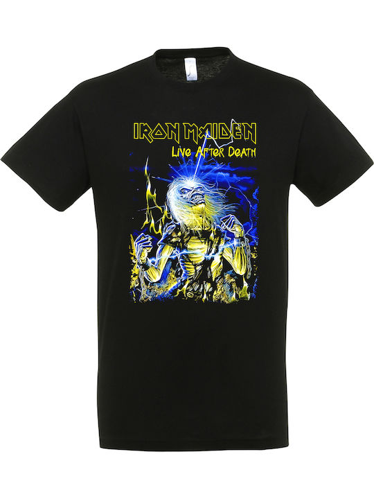 Men's T-Shirt Stedman Black Iron Maiden Dp2019