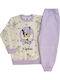 Extan Bebe Kids' Pajamas Ecru/Lilac