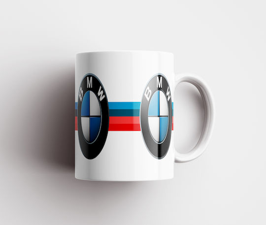 White Ceramic Mug Bmw Dp2045