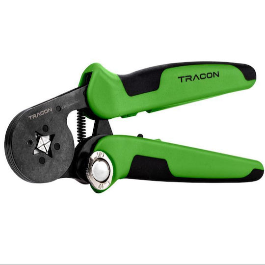 Tracon Electric Clește pentru mufe cu Mecanism cu arc (Lungime 180mm)