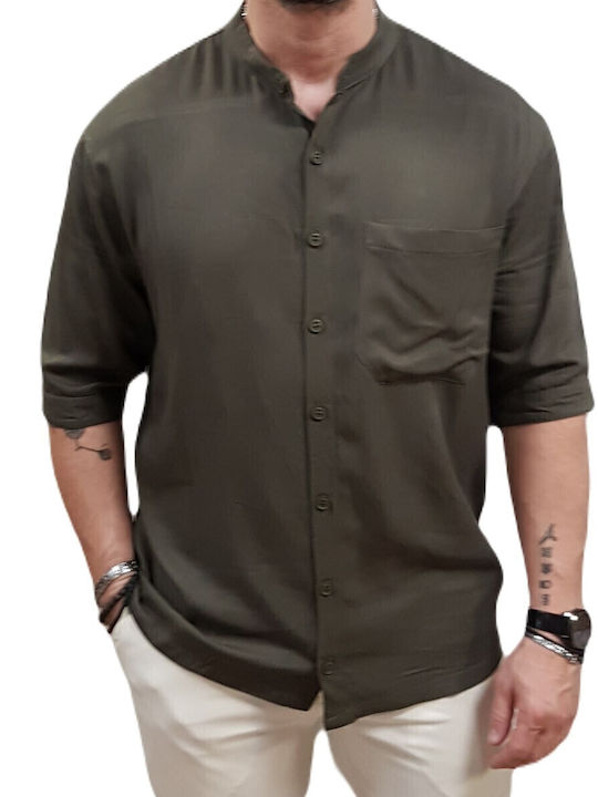Makan Overshirt Cu Mânecă Lungă Kaki