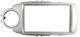 Toyota Yaris 2011 2020 Car Screen Audio System Touch 9" Inch Silver Toyota Android Mounting Frame Fascia Car Radio Panel Dash Factory Type Plastic Frame
