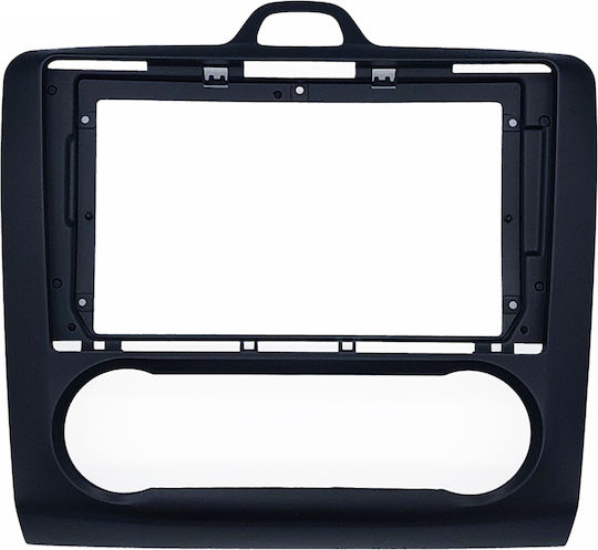 Panou Frontal Ford Focus 2005 2011 * Control Climatic Automat Audio Auto Ecran Tactil 9" Inch Negru Cadru Montaj Android Față Radio Auto Panou Bord Tip Fabrică Cadru Plastic