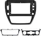 Volkswagen Vw Jetta 2010 2016 Car Screen Touch Sound System 10" Inch Vw Android Mounting Frame Fascia Car Radio Panel Dash Factory Type Plastic Frame
