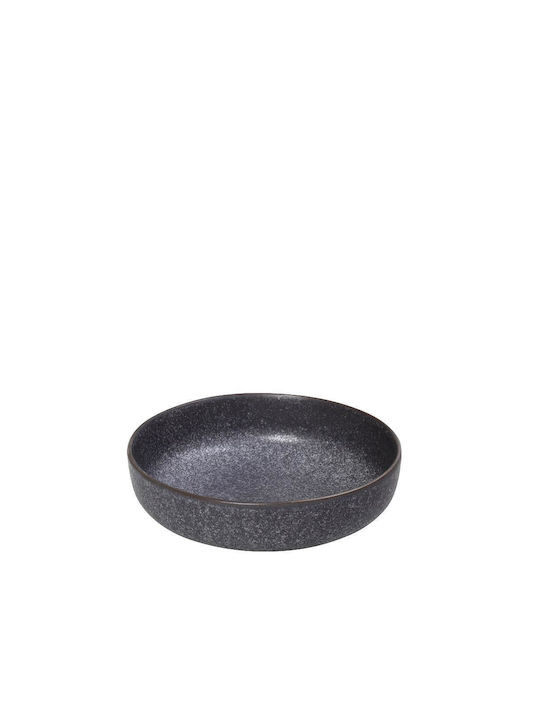 Espiel Etna Farfurie Adâncă Ceramică Gri cu Diametrul 17.5cm