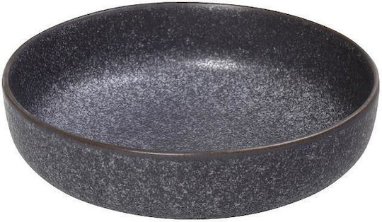 Espiel Etna Πιάτο Βαθύ Κεραμικό Γκρι με Διάμετρο 17.5cm