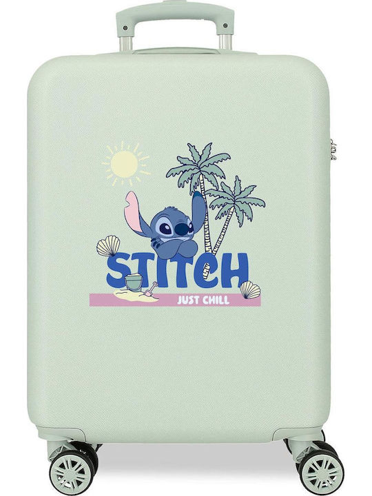 Disney Just Chill Kids Cabin White Suitcase With 4 Wheels Height 55cm
