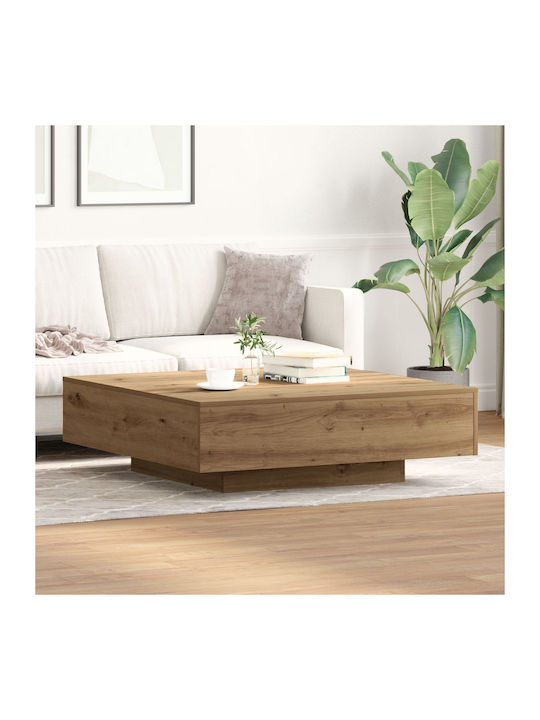 Quadratischer Zentraler Kaffeetisch Holz Braun ...