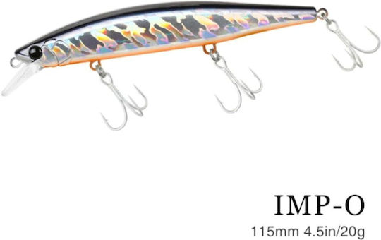 Tsurinoya Imp Momeli Artificiale Peștișor (Minnow) 11.5cm/20gr O