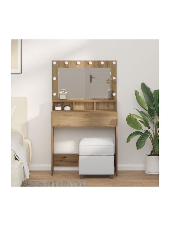 Floor-standing Bedroom Makeup Dressing Table Wo...