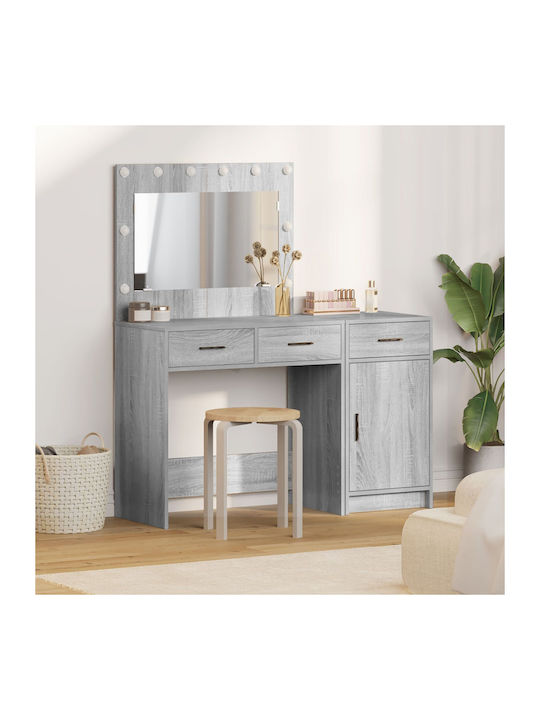 Floor-standing Bedroom Dressing Table Wooden Gr...
