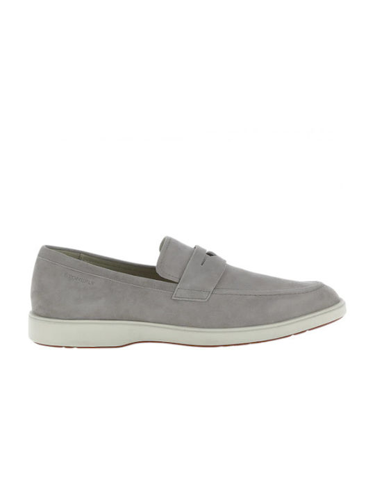 Men's Suede Moccasins Gray