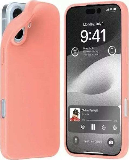 Mercury Back Cover Σιλικόνης / Πλαστικό Ροζ (iPhone 16 Plus)