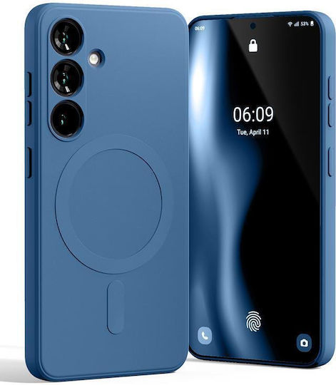 Mercury Umschlag Rückseite Silikon / Kunststoff Blau (iPhone 16 Plus)