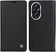 Yikatu Book Synthetic Leather / Silicone Black (Honor 200)