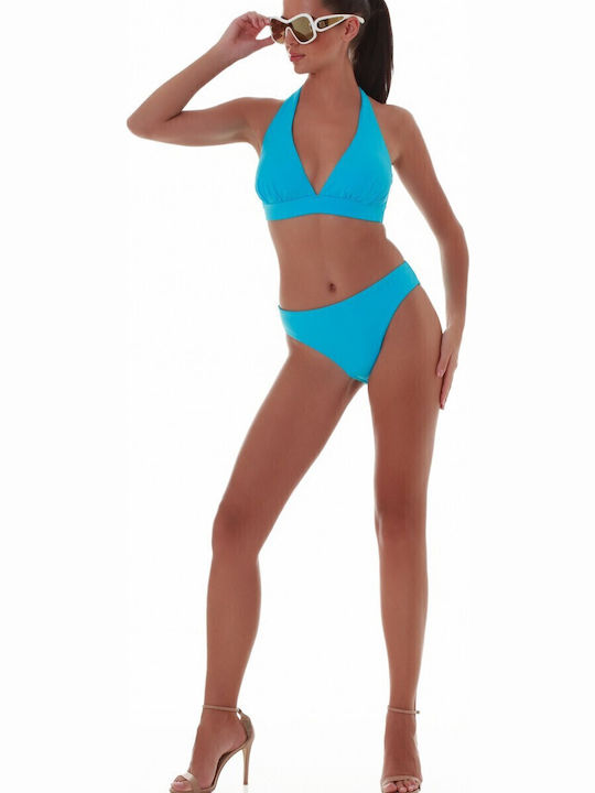 Bluepoint Top Bikini Sutien Cupe D Turcoaz