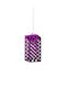 Gallis Twenty Hängelampe Lila mit Fassung E14, E.14 13x13x27cm.