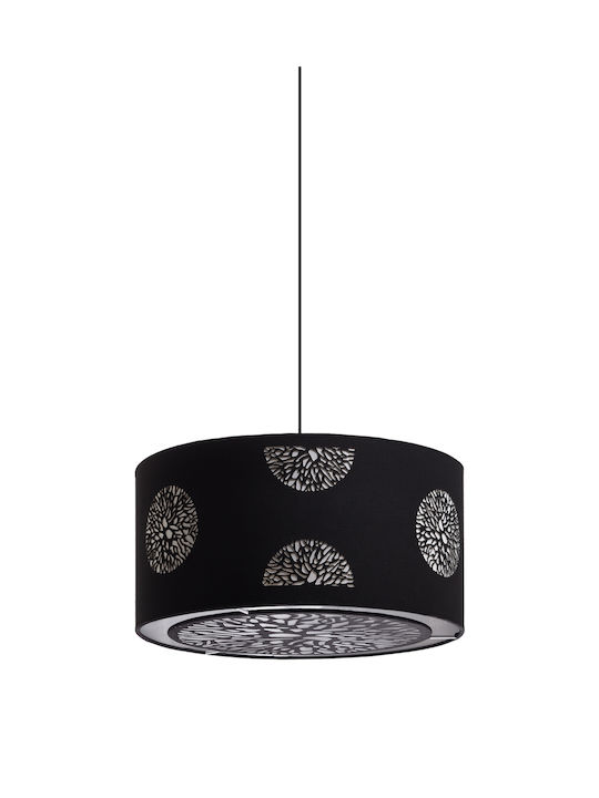 Gallis Louis Pendant Light Black 30x30cm