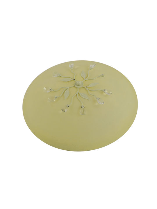 Gallis Ceiling Mount Light Beige with Socket E27