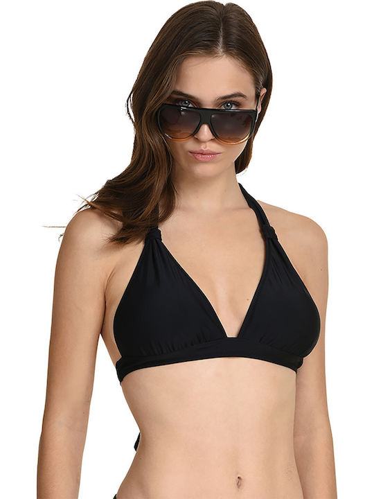 Bikini-Oberteil Mit Polsterung Schwarz