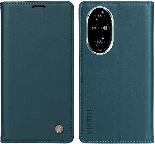 Yikatu Buchen Sie Synthetisches Leder / Silikon Grün (Honor 200 Pro)