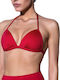 Bikini Τριγωνάκι B Cup με Ενίσχυση Κόκκινο