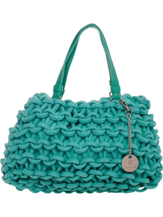 Bag to Bag Straw Beach Bag Green