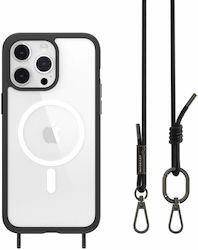 Mageasy Roar M With Strap Черен (iPhone 15 Pro Max) Mageasy Roar M With Strap Черен (iPhone 15 Pro Max)