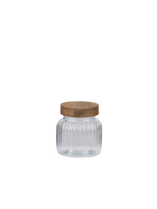Alpina Appliances Allgemeine Verwendung Glasvase mit Deckel Transparent 700ml 1 Stück